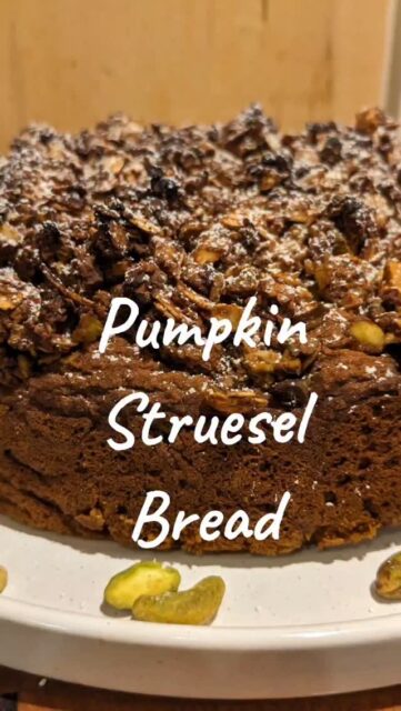 Pumpkin Struesel Bread!

Pumpkin bread got a glow-up! She’s got a streusel topping now — crunchy, cozy, and just crumbly enough to make you forget it’s oil-free and 100% plant-based.

 🍂💛 Perfect with coffee, a cozy blanket, and nowhere to be.

🎃 Cinnamony
🎃 Creamy
🎃 Crunchy

Tons of fiber and full of yumminess. 

Comment RECIPE if you'd like me to DM you the recipe.

#vegan #plantbased #plantlife #pumpkinspice #OilFreeDessert #OilFreeCooking #plantbasedfood #plantbaseddessert