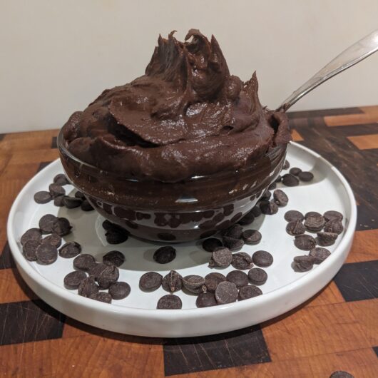 sweet potato chocolate ganache frosting